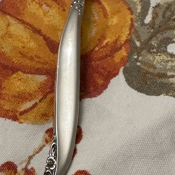 1847 Rogers Bros silver plate pie server, Pattern Leilani, vintage 1947-1961 MCM - Picture 3 of 9